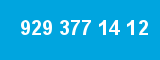 929 377 14 12 929 377 14 12